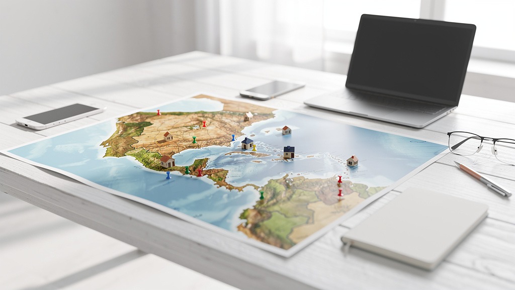 Carte des costas espagnoles et leurs opportunités immobilières
