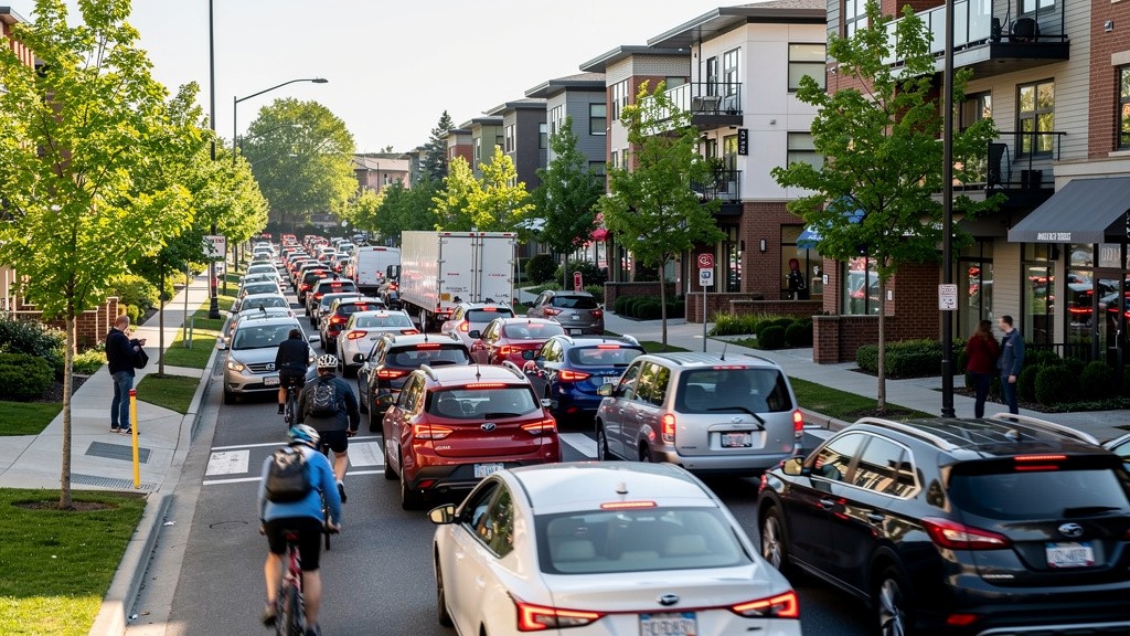 Le trafic, le vrai point noir du quartier