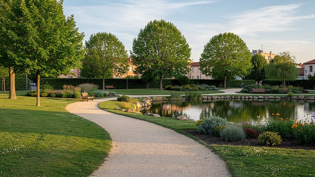 Parc Maourine dans le quartier Croix-Daurade