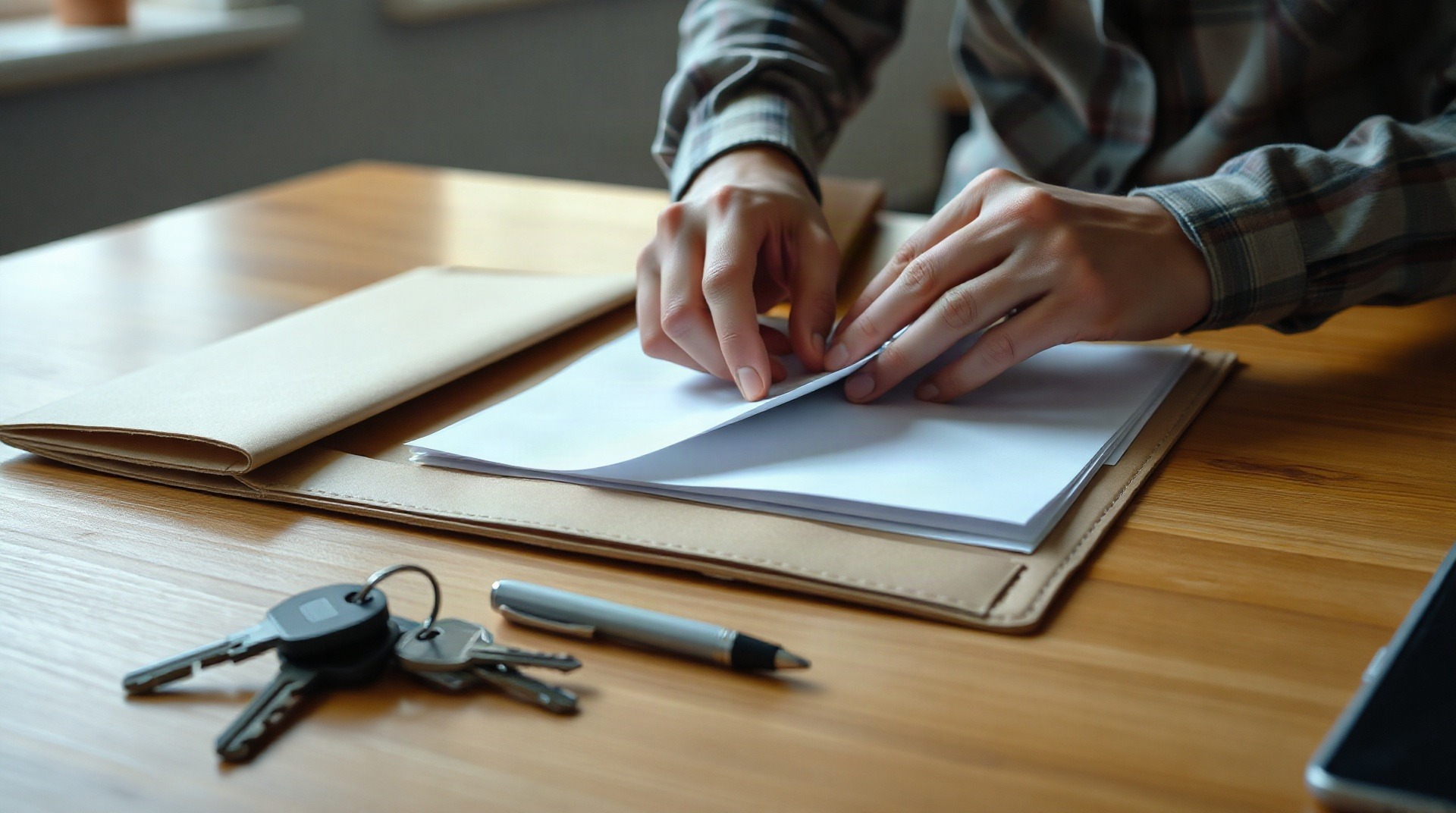 Dossier de location avec liste de documents obligatoires