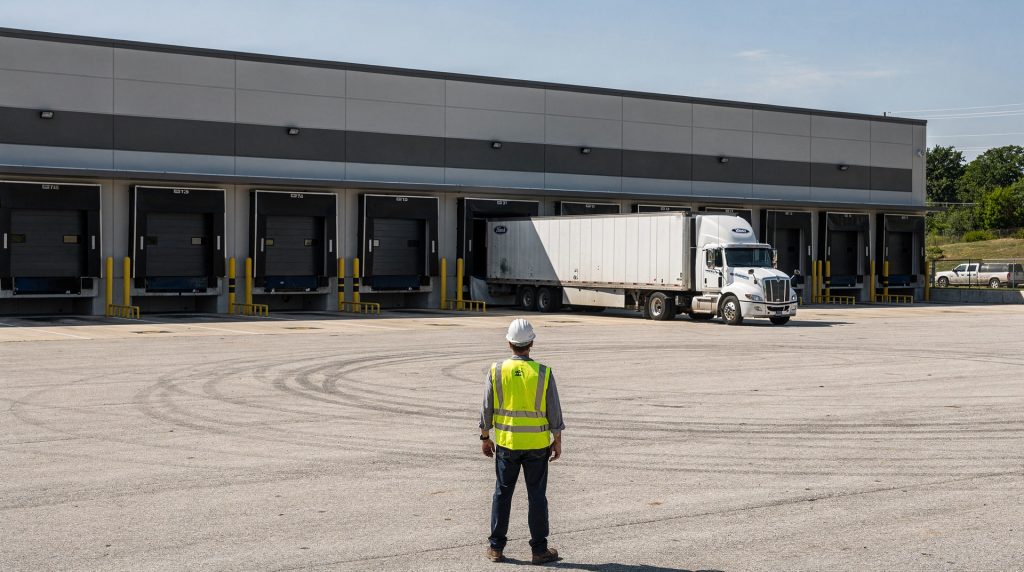 Entrepôt logistique moderne à louer